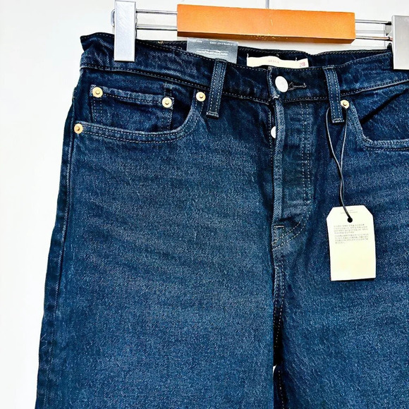 LEVI'S Wedgie black tapered women's jeans - Picture 7 of 12